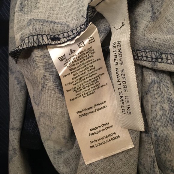 H Halston Pacific Heights Blue Eucalyptus Wrap Dress - Picture 6 of 7